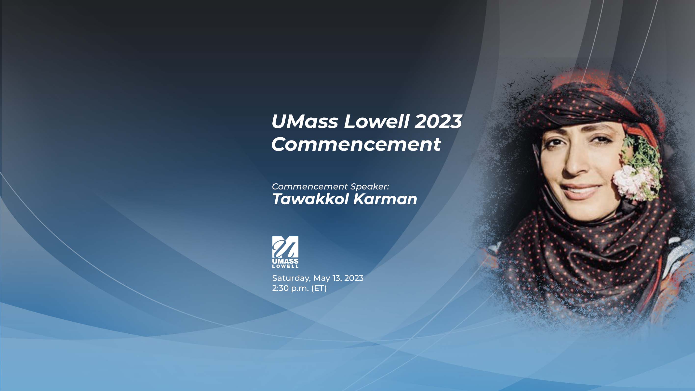 UMass Lowell awards Tawakkol Karman a Master's Degree in global security
